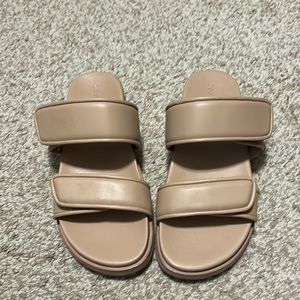 Worn once. Sz 8.5 Open Edit platform sandal